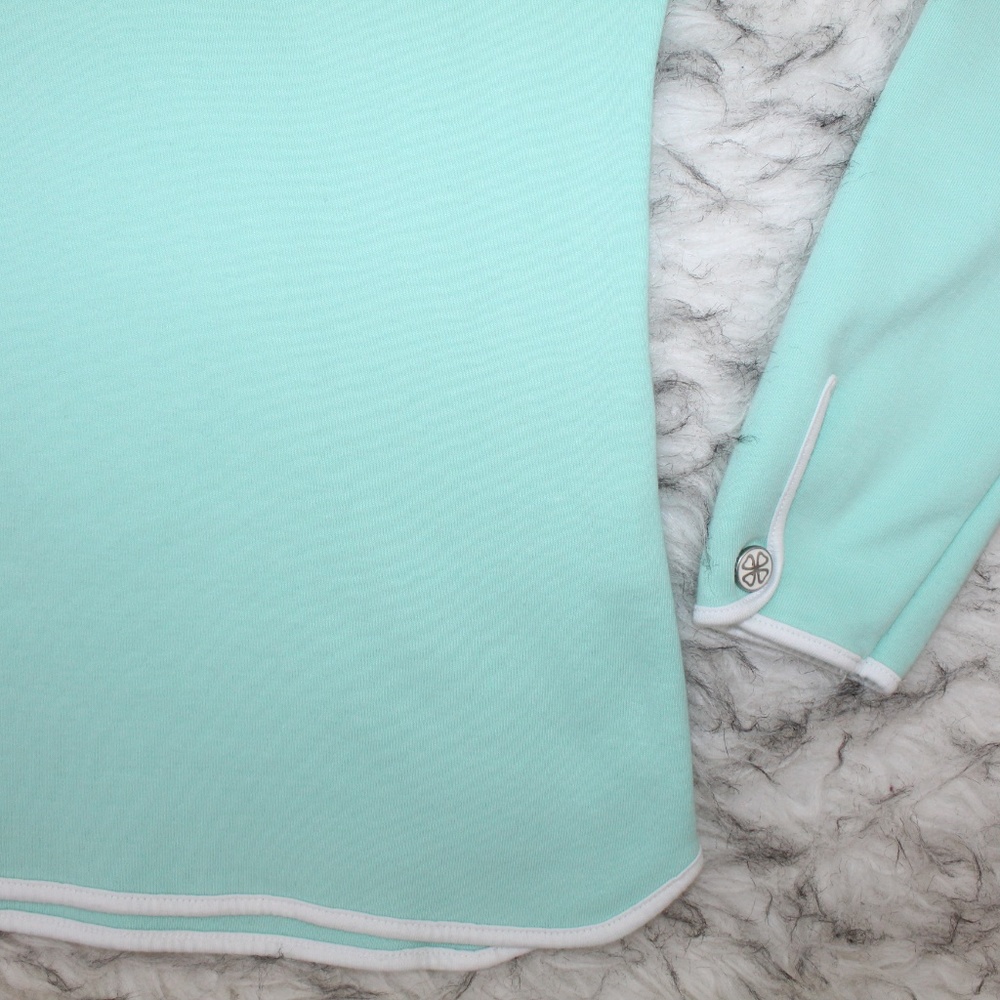 Clover By Bobby Jones Mint Green Pullover Shirt - Picture 6 of 8